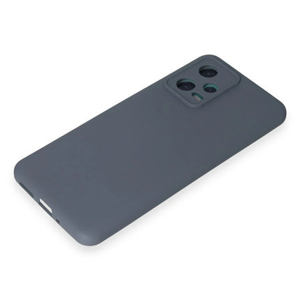 Xiaomi Redmi Note 12 5G Nano içi Kadife Silikon Kılıf - Gri 4