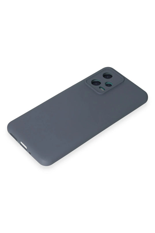 Xiaomi Redmi Note 12 5G Nano içi Kadife Silikon Kılıf - Gri 4
