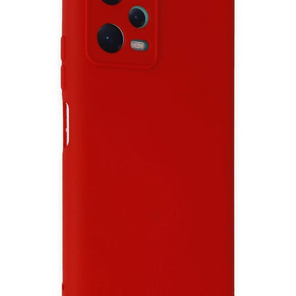 Xiaomi Redmi Note 12 5G Nano içi Kadife Silikon Kılıf - Kırmızı
