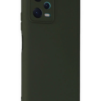 Xiaomi Redmi Note 12 5G Nano içi Kadife Silikon Kılıf - Koyu Yeşil