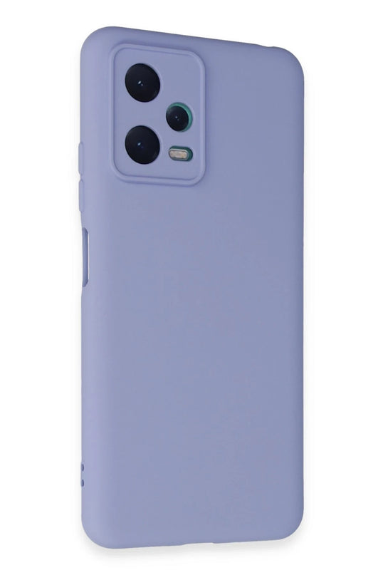 Xiaomi Redmi Note 12 5G Nano içi Kadife Silikon Kılıf - Lila