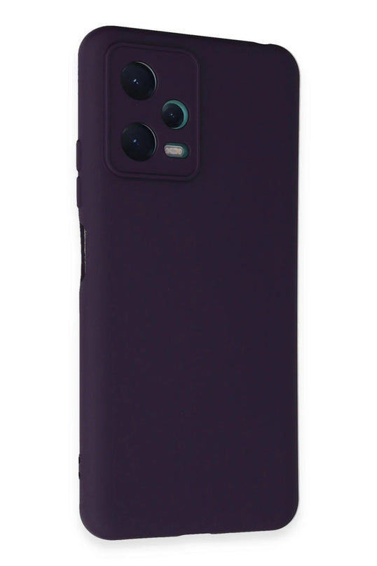 Xiaomi Redmi Note 12 5G Nano içi Kadife Silikon Kılıf - Mor