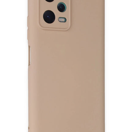 Xiaomi Redmi Note 12 5G Nano içi Kadife Silikon Kılıf - Pudra