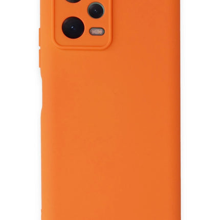 Xiaomi Redmi Note 12 5G Nano içi Kadife Silikon Kılıf - Turuncu 2