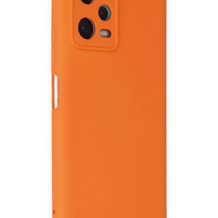 Xiaomi Redmi Note 12 5G Nano içi Kadife Silikon Kılıf - Turuncu