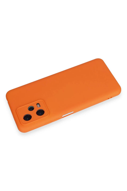 Xiaomi Redmi Note 12 5G Nano içi Kadife Silikon Kılıf - Turuncu 3