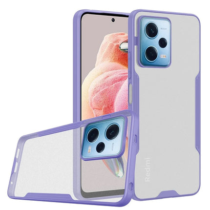 Xiaomi Redmi Note 12 5G Platin Silikon Kılıf - Lila