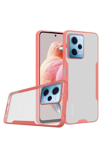 Xiaomi Redmi Note 12 5G Platin Silikon Kılıf - Pembe