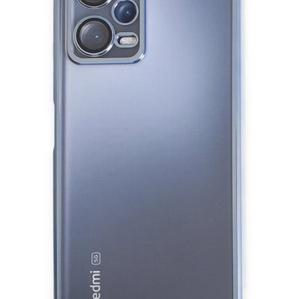 Xiaomi Redmi Note 12 5G Razer Lensli Silikon Kılıf - Açık Mavi