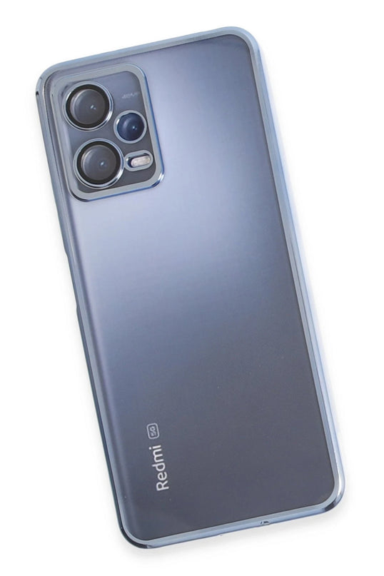 Xiaomi Redmi Note 12 5G Razer Lensli Silikon Kılıf - Açık Mavi 3