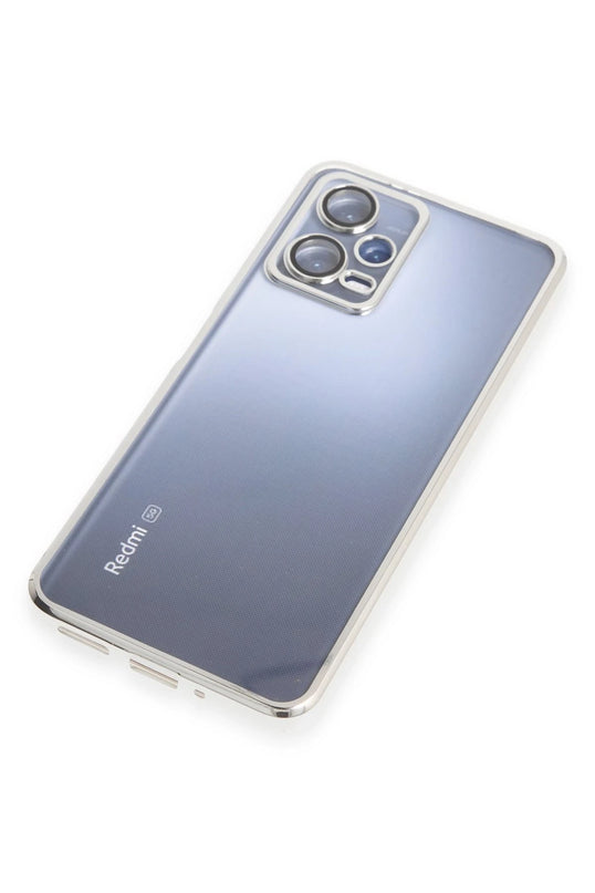 Xiaomi Redmi Note 12 5G Razer Lensli Silikon Kılıf - Gold 6