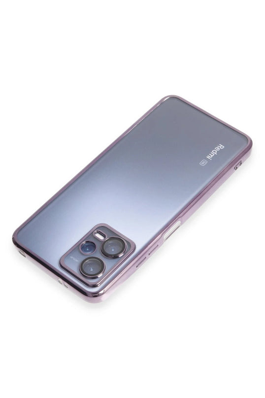 Xiaomi Redmi Note 12 5G Razer Lensli Silikon Kılıf - Mor 5