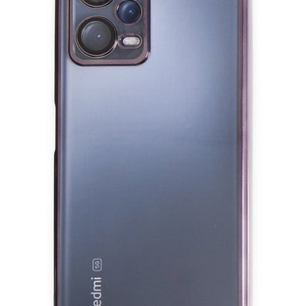 Xiaomi Redmi Note 12 5G Razer Lensli Silikon Kılıf - Mor
