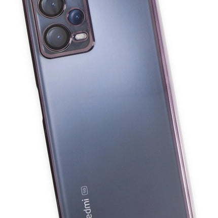 Xiaomi Redmi Note 12 5G Razer Lensli Silikon Kılıf - Mor 4