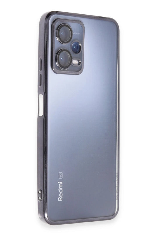 Xiaomi Redmi Note 12 5G Razer Lensli Silikon Kılıf - Siyah 2