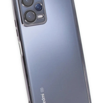 Xiaomi Redmi Note 12 5G Razer Lensli Silikon Kılıf - Siyah 4
