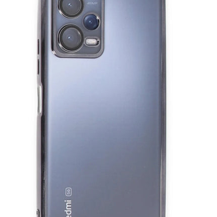Xiaomi Redmi Note 12 5G Razer Lensli Silikon Kılıf - Siyah