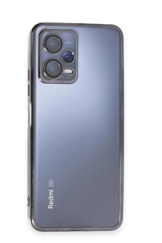 Xiaomi Redmi Note 12 5G Razer Lensli Silikon Kılıf - Siyah