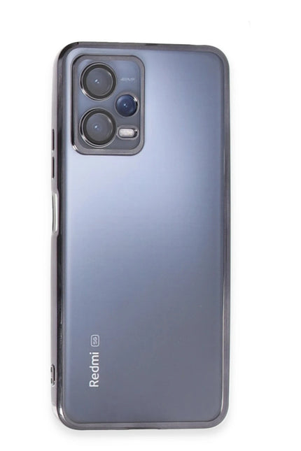 Xiaomi Redmi Note 12 5G Razer Lensli Silikon Kılıf - Siyah