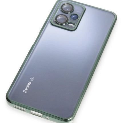 Xiaomi Redmi Note 12 5G Razer Lensli Silikon Kılıf - Yeşil 5