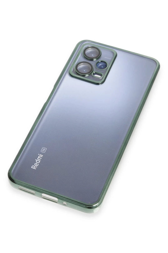 Xiaomi Redmi Note 12 5G Razer Lensli Silikon Kılıf - Yeşil 5