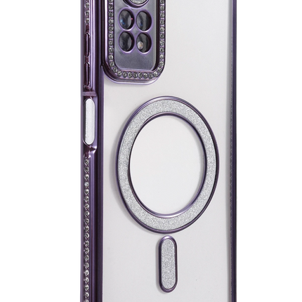 Xiaomi Redmi Note 12 Pro 4G Joke Simli Magneticsafe Kılıf - Derin Mor 3