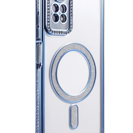 Xiaomi Redmi Note 12 Pro 4G Joke Simli Magneticsafe Kılıf - Mavi 3