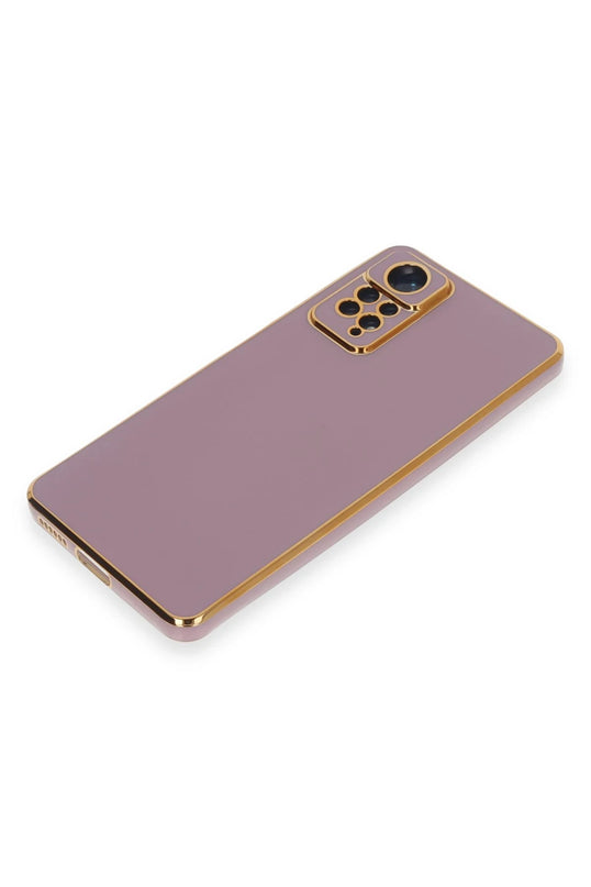 Xiaomi Redmi Note 12 Pro 4G Volet Silikon Kılıf - Mor 4