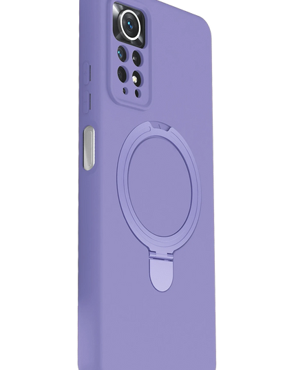 Xiaomi Redmi Note 12 Pro 4G Regal Magsafe Standlı Kapak Kılıf - Lila 3
