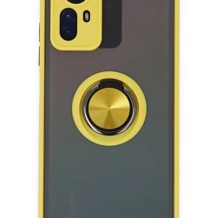 Xiaomi Redmi Note 12S Montreal Yüzüklü Silikon Kapak Kılıf