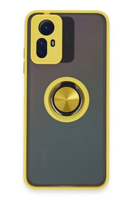 Xiaomi Redmi Note 12S Montreal Yüzüklü Silikon Kapak Kılıf