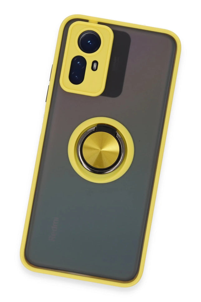 Xiaomi Redmi Note 12S Montreal Yüzüklü Silikon Kapak Kılıf 3