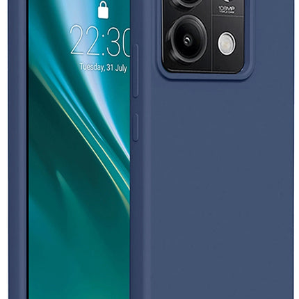 Xiaomi Redmi Note 13 4G First Silikon Kılıf - Lacivert