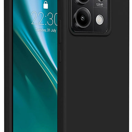 Xiaomi Redmi Note 13 4G First Silikon Kılıf - Siyah