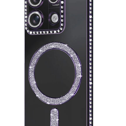 Xiaomi Redmi Note 13 Pro 4G Joke Simli Magneticsafe Kılıf - Derin Mor 3