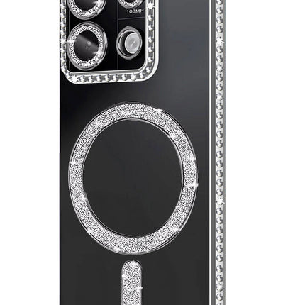 Xiaomi Redmi Note 13 Pro 4G Joke Simli Magneticsafe Kılıf - Gümüş 3
