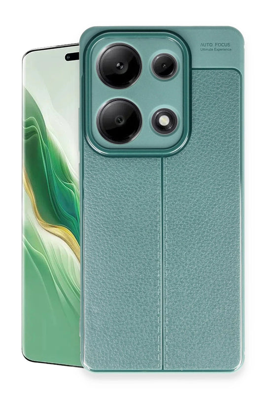Xiaomi Redmi Note 13 Pro 4G Auto Focus Kapak Kılıf - Koyu Yeşil