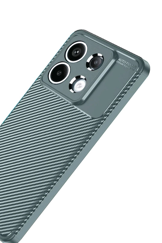 Xiaomi Redmi Note 13 Pro 4G Auto Focus Karbon Kapak Kılıf - Gri 3