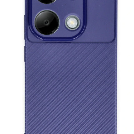 Xiaomi Redmi Note 13 Pro 4G Auto Focus Karbon Kapak Kılıf - Lacivert 4