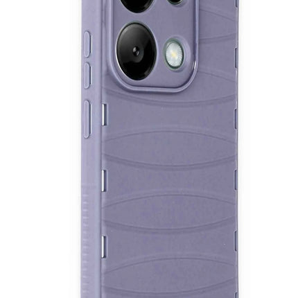 Xiaomi Redmi Note 13 Pro 4G Bibercas Silikon Kapak Kılıf - Lila 2