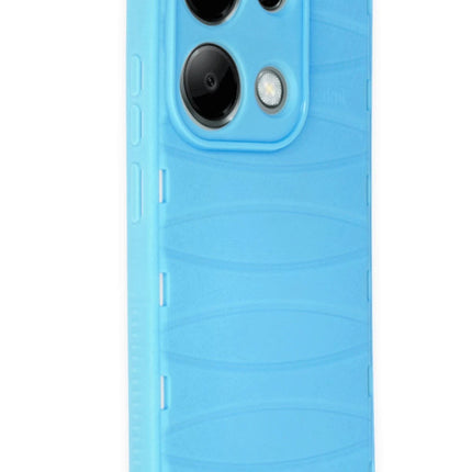 Xiaomi Redmi Note 13 Pro 4G Bibercas Silikon Kapak Kılıf - Mavi 2