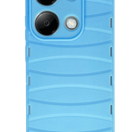 Xiaomi Redmi Note 13 Pro 4G Bibercas Silikon Kapak Kılıf - Mavi