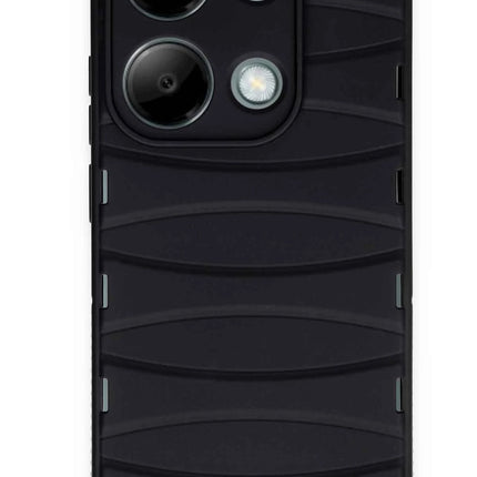 Xiaomi Redmi Note 13 Pro 4G Bibercas Silikon Kapak Kılıf - Siyah