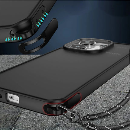 Xiaomi Redmi Note 13 Pro 4G Elegant Kapak Kılıf - Açık Mavi 4
