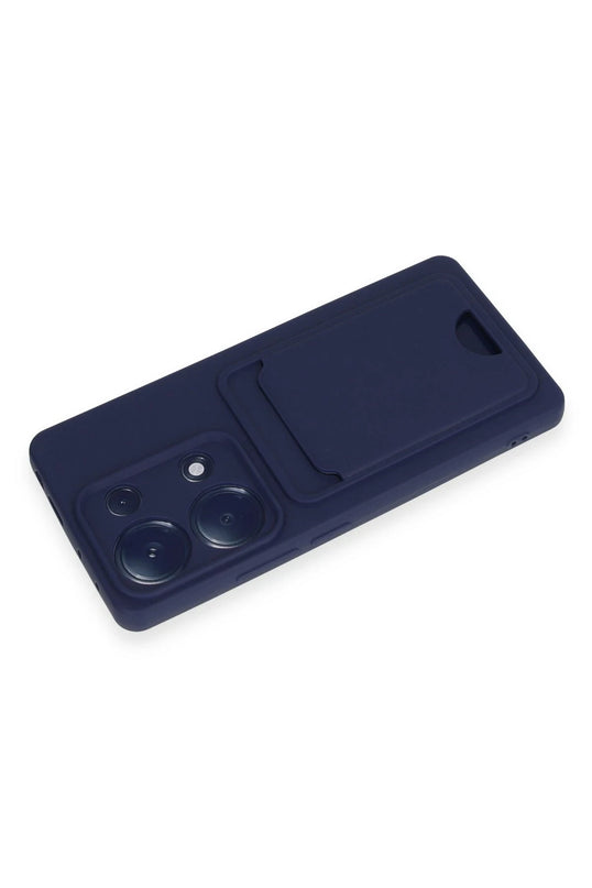 Xiaomi Redmi Note 13 Pro 4G Kelvin Kartvizitli Silikon Kılıf - Lacivert 3