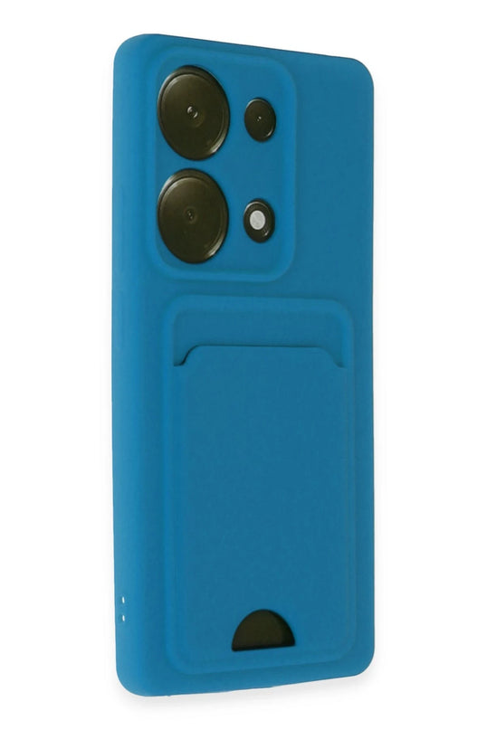 Xiaomi Redmi Note 13 Pro 4G Kelvin Kartvizitli Silikon Kılıf - Mavi 2