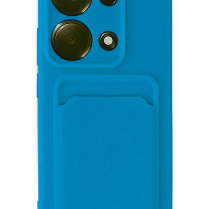Xiaomi Redmi Note 13 Pro 4G Kelvin Kartvizitli Silikon Kılıf - Mavi