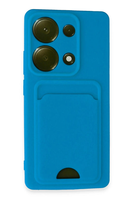 Xiaomi Redmi Note 13 Pro 4G Kelvin Kartvizitli Silikon Kılıf - Mavi
