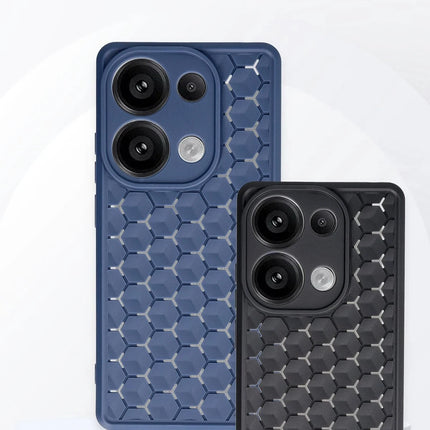 Xiaomi Redmi Note 13 Pro 4G Petek Silikon Kapak Kılıf - Koyu Yeşil 3