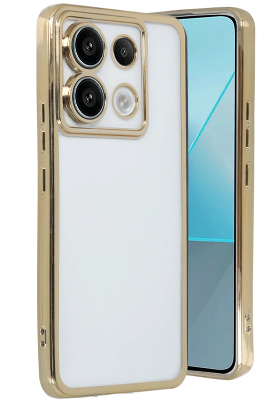 Xiaomi Redmi Note 13 Pro 4G Razer Lensli Silikon Kılıf - Gold